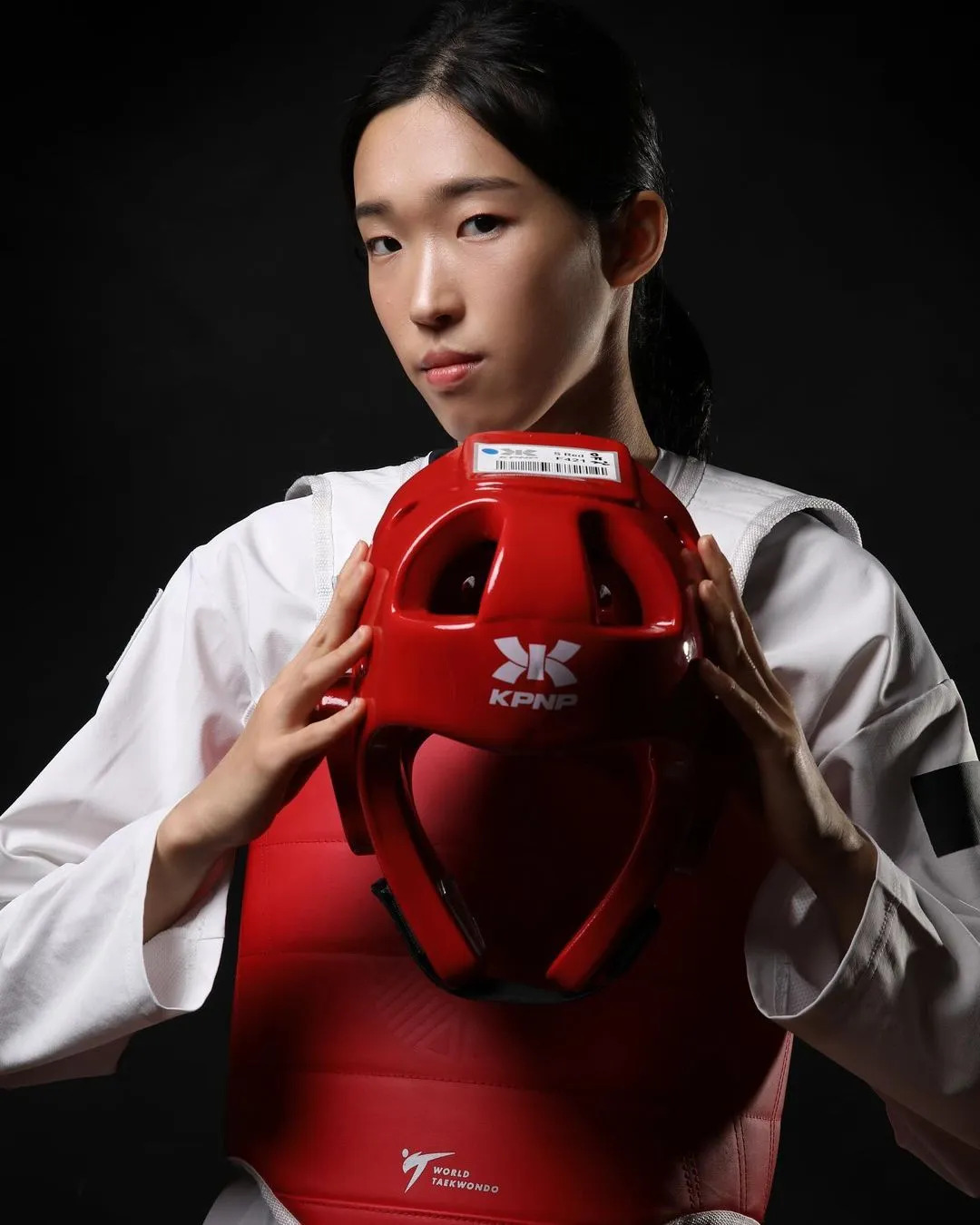 跆拳道女子决赛,韩国选手稳操胜券 跆拳道女子决赛,韩国选手稳操胜券